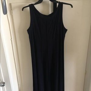 Mini height black women dress